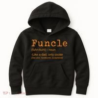FUNCLE Definition Funny Joke Gift For Uncle Kids Hoodie thumb 0