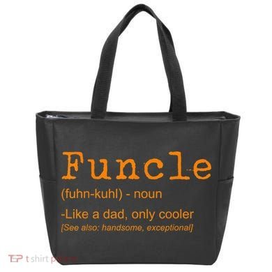 FUNCLE Definition Funny Joke Gift For Uncle Tote Bag