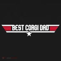 Father's Day Funny Dog Father 80s Best Corgi Dad Mousepad thumb 1
