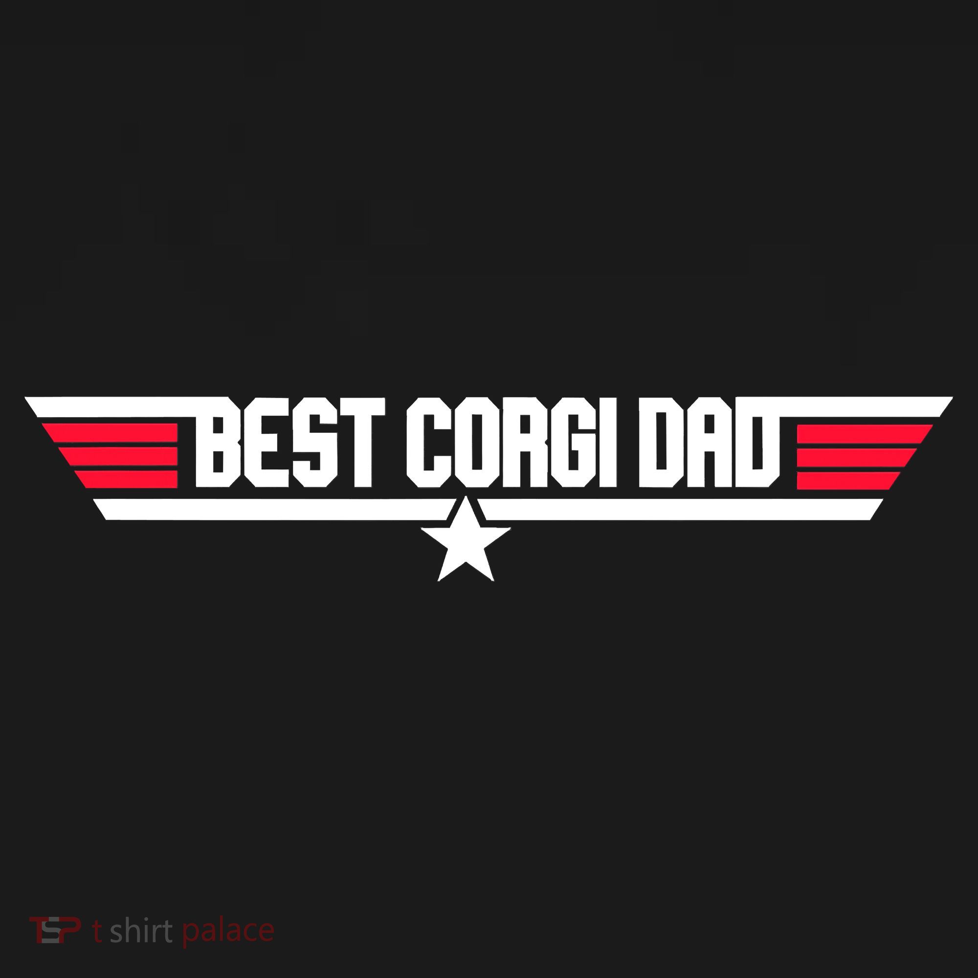 Father's Day Funny Dog Father 80s Best Corgi Dad Mousepad