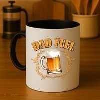 Funny Dad Fuel Beer Lover Coffee Mug thumb 4