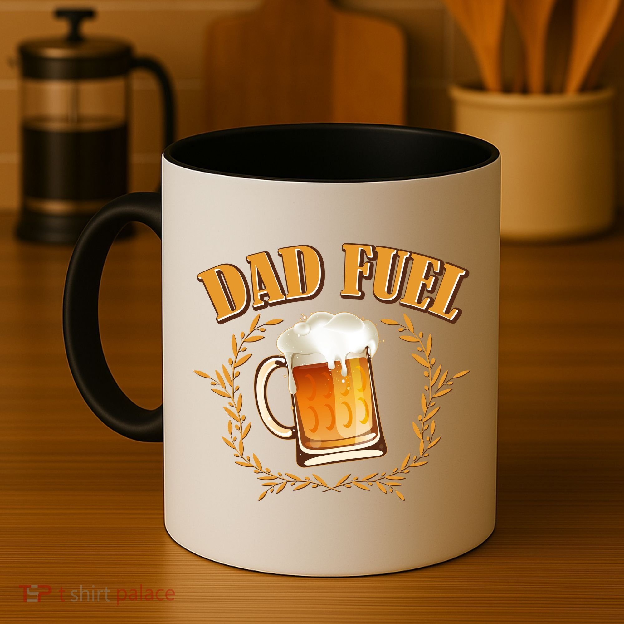 Funny Dad Fuel Beer Lover Coffee Mug