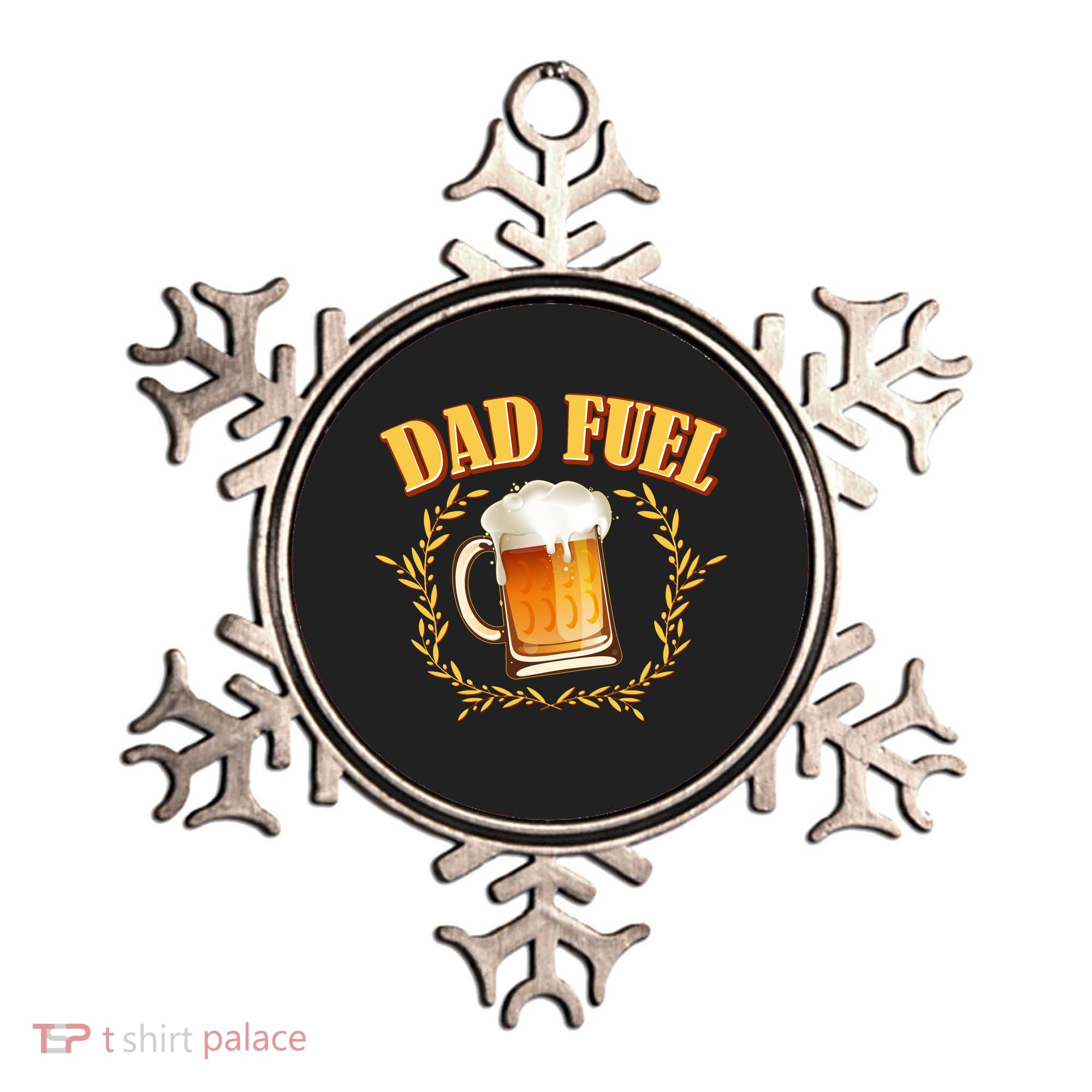 Funny Dad Fuel Beer Lover Ornament