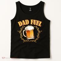 Funny Dad Fuel Beer Lover Tank Top thumb 2