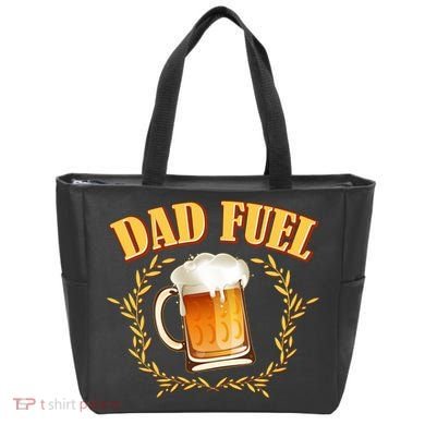 Funny Dad Fuel Beer Lover Tote Bag