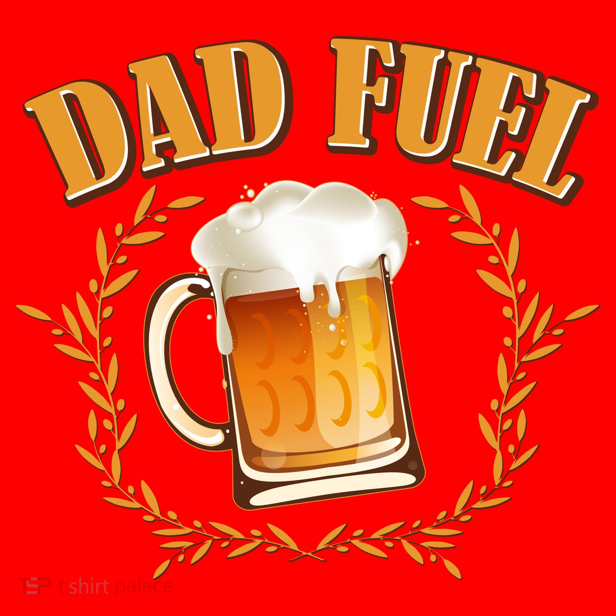 Funny Dad Fuel Beer Lover Santa Hat