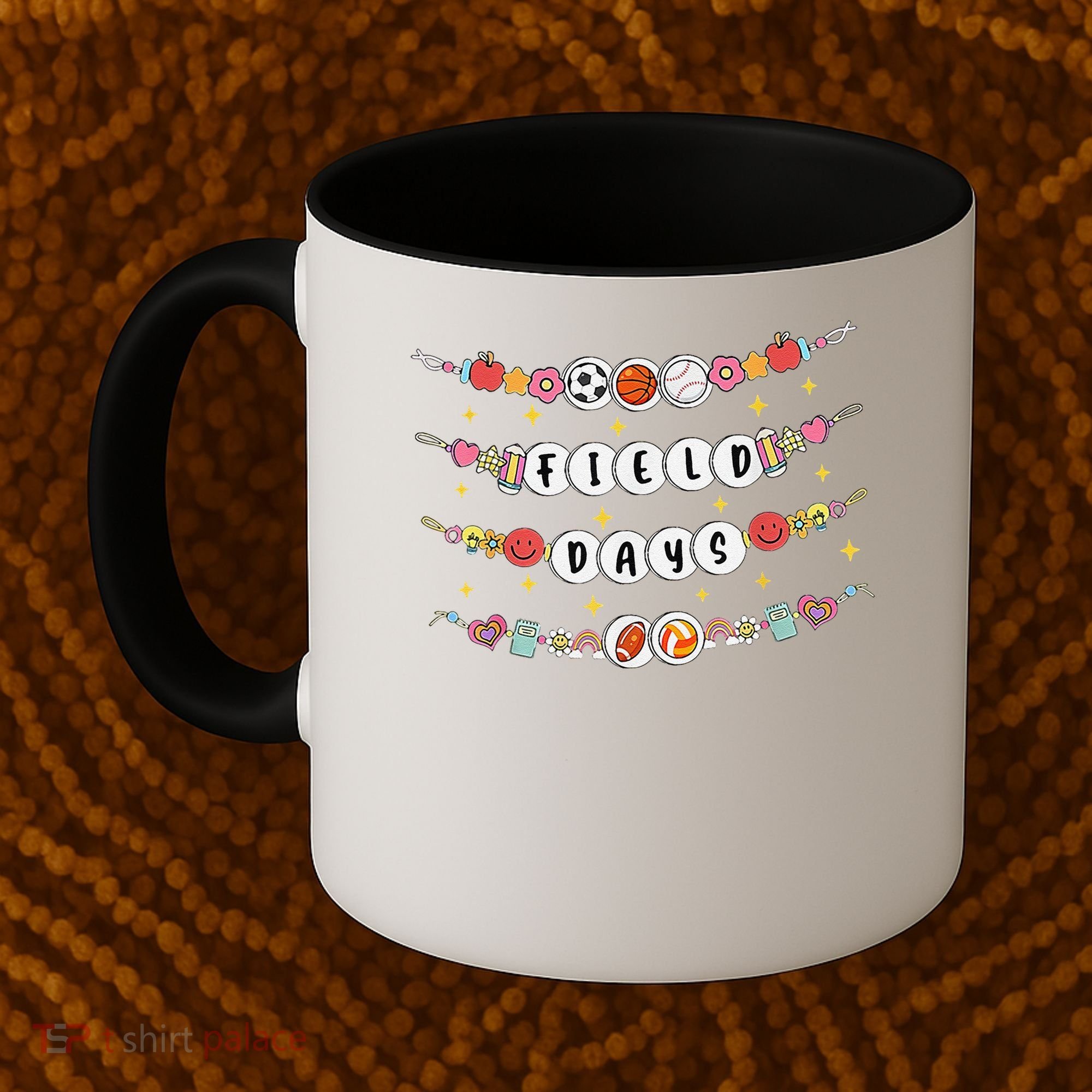 Field Day Funny Game Day Friendship Bracelets Coffee Mug