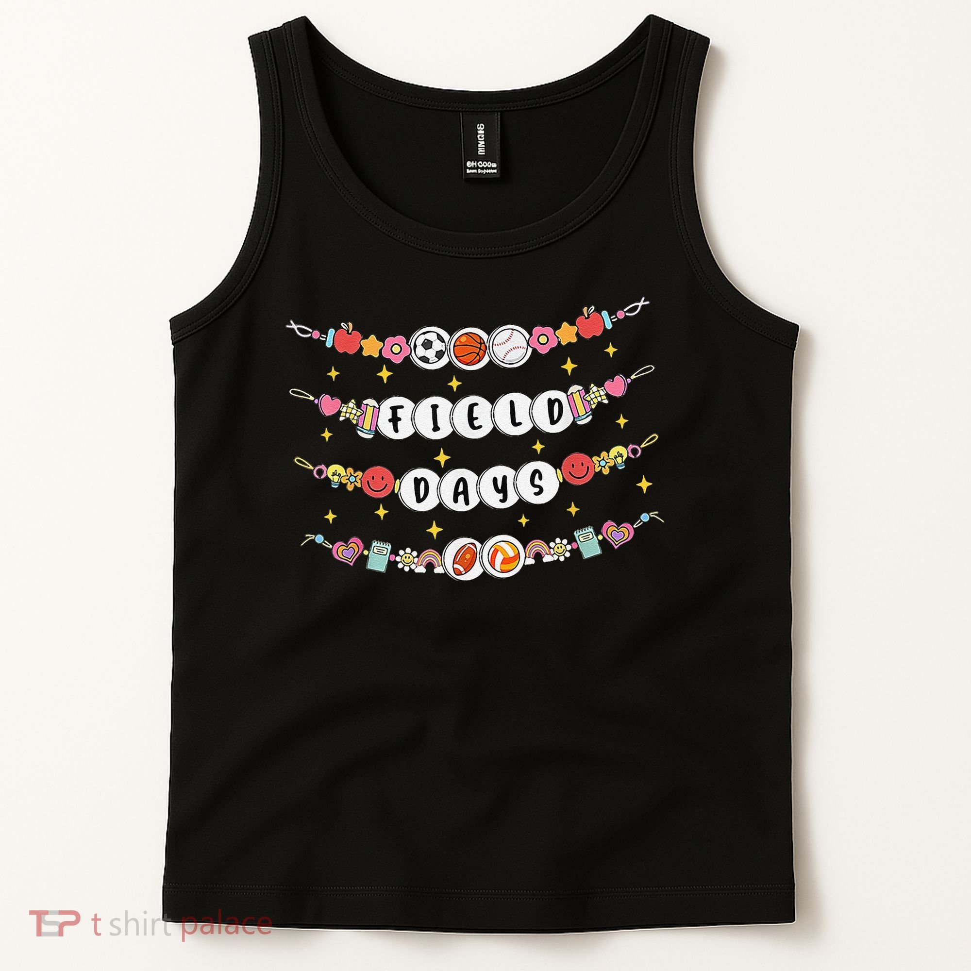 Field Day Funny Game Day Friendship Bracelets Tank Top