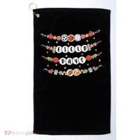 Field Day Funny Game Day Friendship Bracelets Golf Towel thumb 0