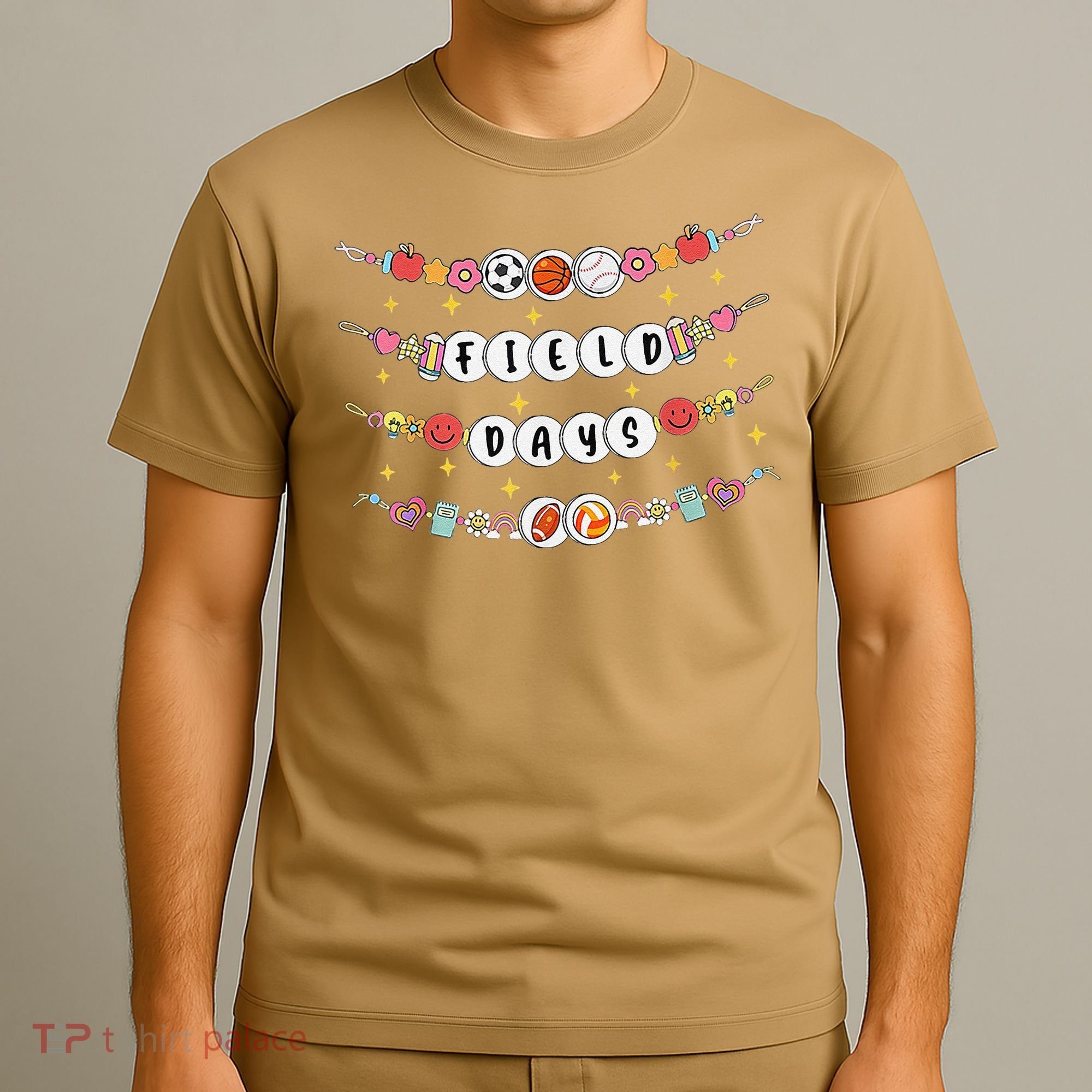 Field Day Funny Game Day Friendship Bracelets T-Shirt
