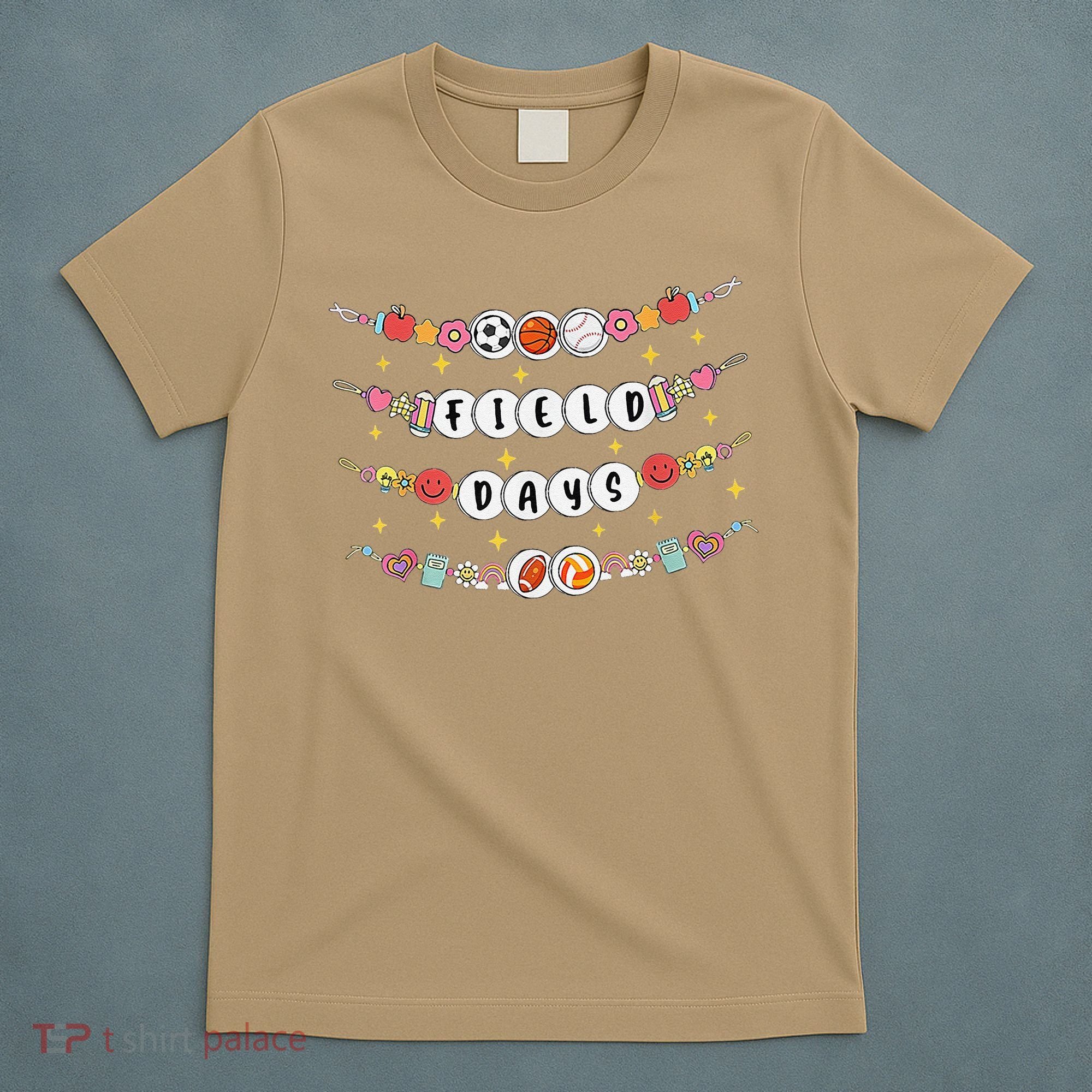 Field Day Funny Game Day Friendship Bracelets T-Shirt