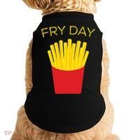 Fry Day French Fries Tgif Thank God It's Friday Gift Doggie Tank thumb 0