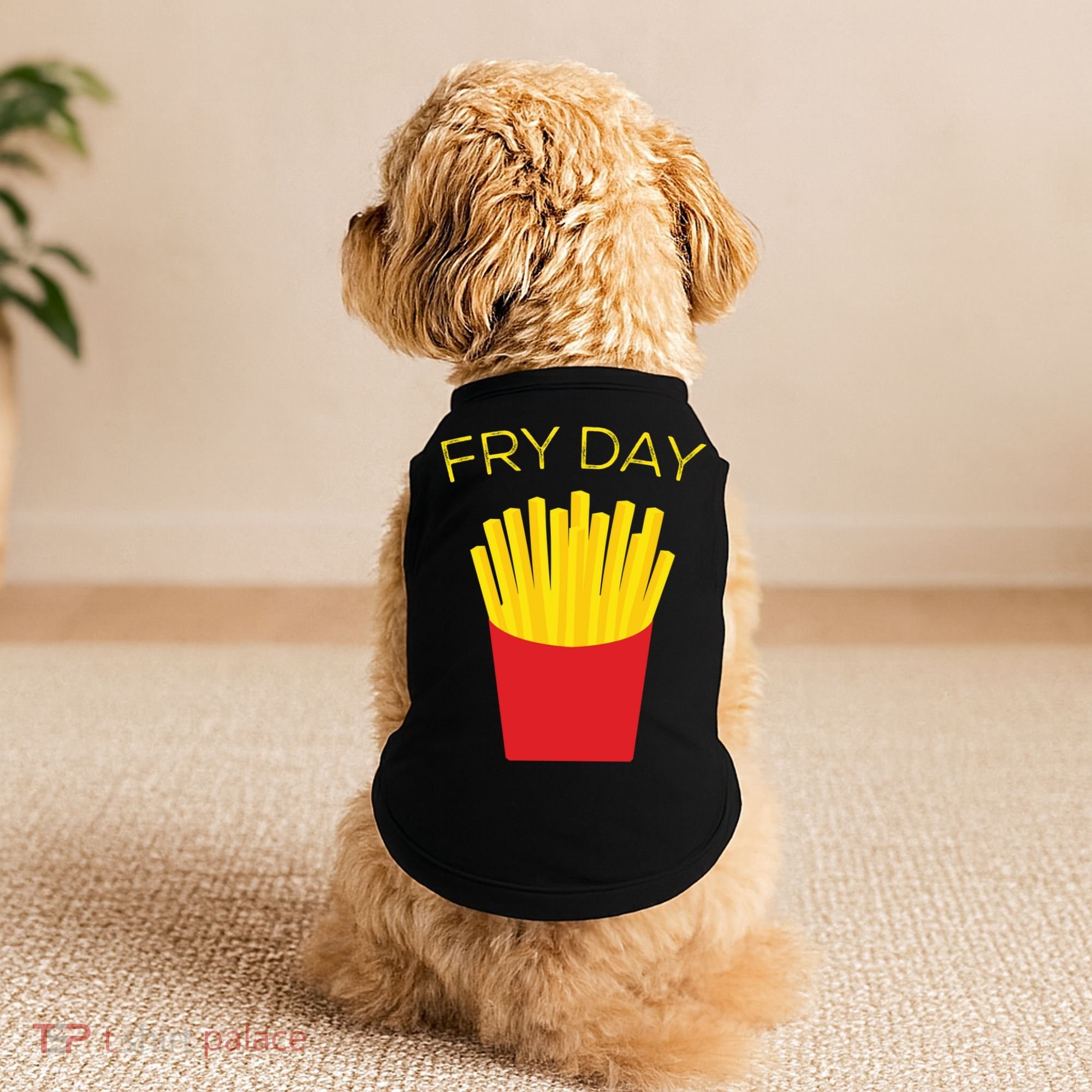 Fry Day French Fries Tgif Thank God It's Friday Gift Doggie Tank