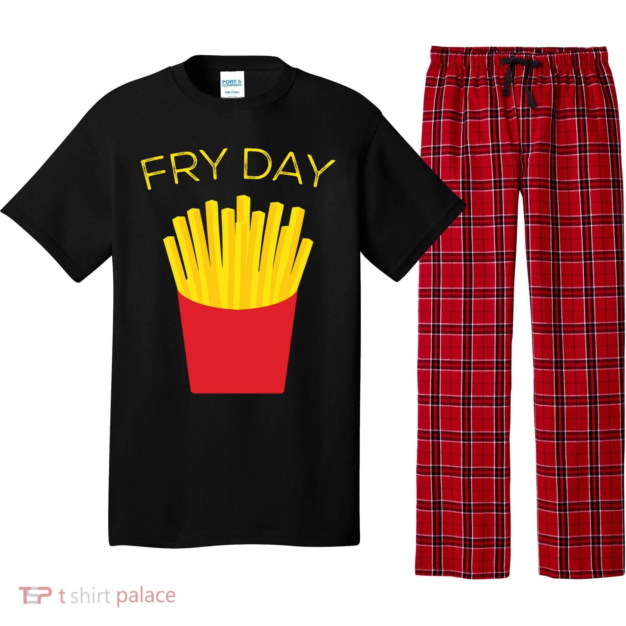 Fry Day French Fries Tgif Thank God It's Friday Gift Pajama Set