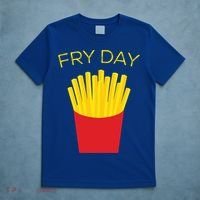 Fry Day French Fries Tgif Thank God It's Friday Gift T-Shirt thumb 5