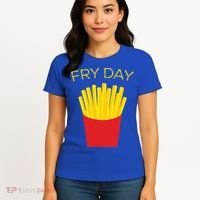 Fry Day French Fries Tgif Thank God It's Friday Gift Women's T-Shirt thumb 4