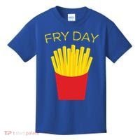 Fry Day French Fries Tgif Thank God It's Friday Gift Kids T-Shirt thumb 0