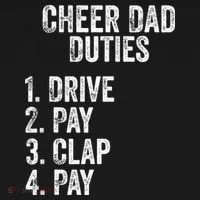 Fathers Day Funny Cheer Dad Duties Drive Pay Clap Doggie Tank thumb 4