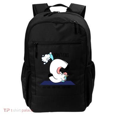 Funny Don't Fart Unicorn Doing Yoga Workout Pose Gift Backpack