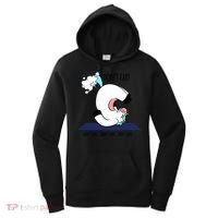 Funny Don't Fart Unicorn Doing Yoga Workout Pose Gift Women's Hoodie thumb 0