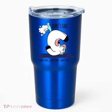 Funny Don't Fart Unicorn Doing Yoga Workout Pose Gift Tumbler