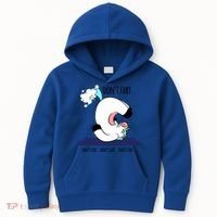 Funny Don't Fart Unicorn Doing Yoga Workout Pose Gift Kids Hoodie thumb 0