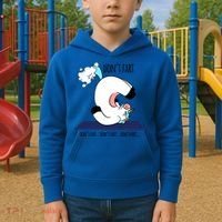 Funny Don't Fart Unicorn Doing Yoga Workout Pose Gift Kids Hoodie thumb 2