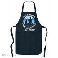 Fathers Day Fishing Father Like Father Like Daughter Oh Crap Apron thumb 0