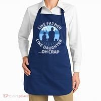 Fathers Day Fishing Father Like Father Like Daughter Oh Crap Apron thumb 2