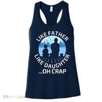 Fathers Day Fishing Father Like Father Like Daughter Oh Crap Women's Tank Top thumb 0