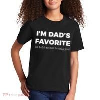 Funny Dads Favorite Son Daughter IM DadS Favorite Kids T-Shirt thumb 2