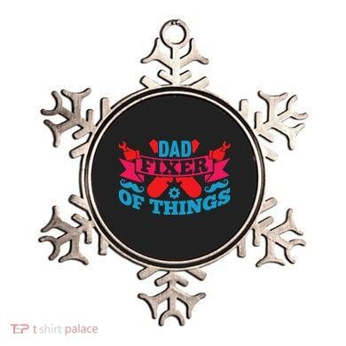 Funny Design For FatherS Day Quote Dad Fixer Of Things Ornament