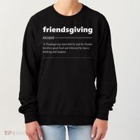 Friendsgiving Definition Funny Friendsgiving Gift Women's Sweatshirt thumb 0