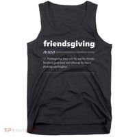 Friendsgiving Definition Funny Friendsgiving Gift Tank Top thumb 0