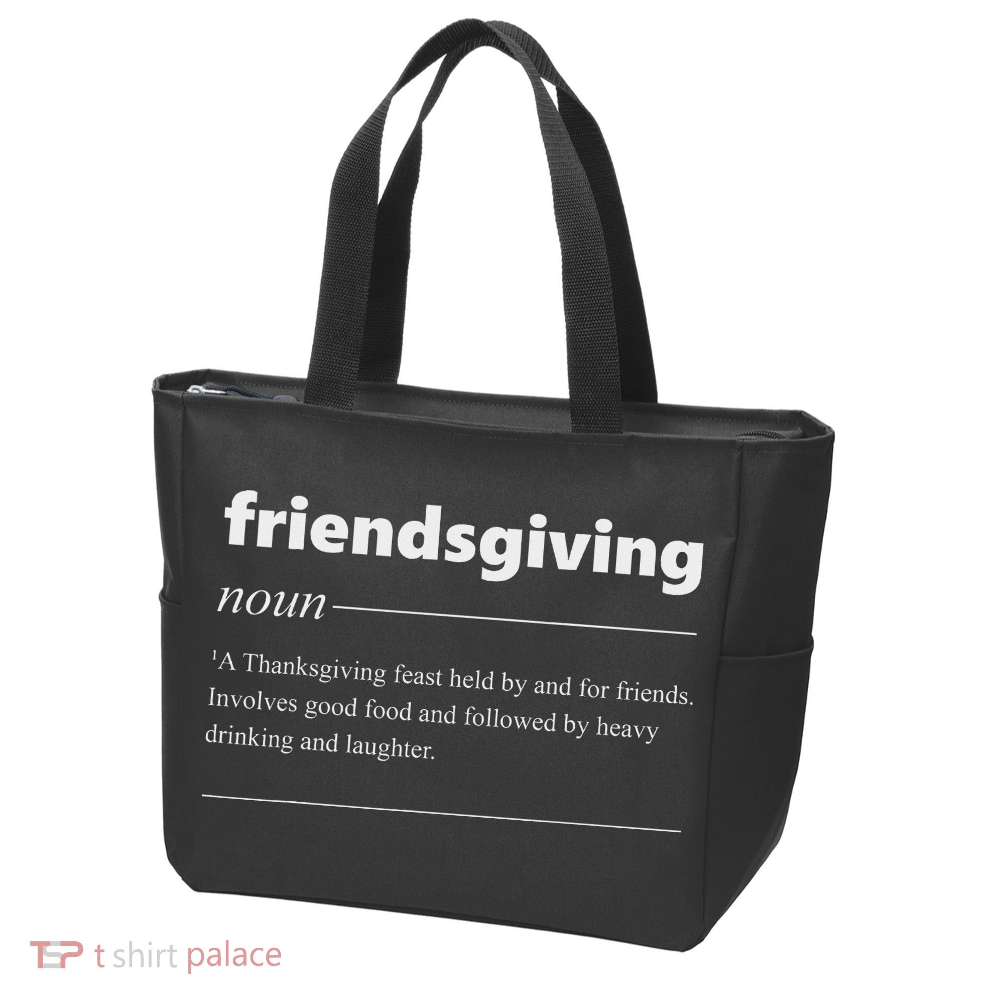 Friendsgiving Definition Funny Friendsgiving Gift Tote Bag
