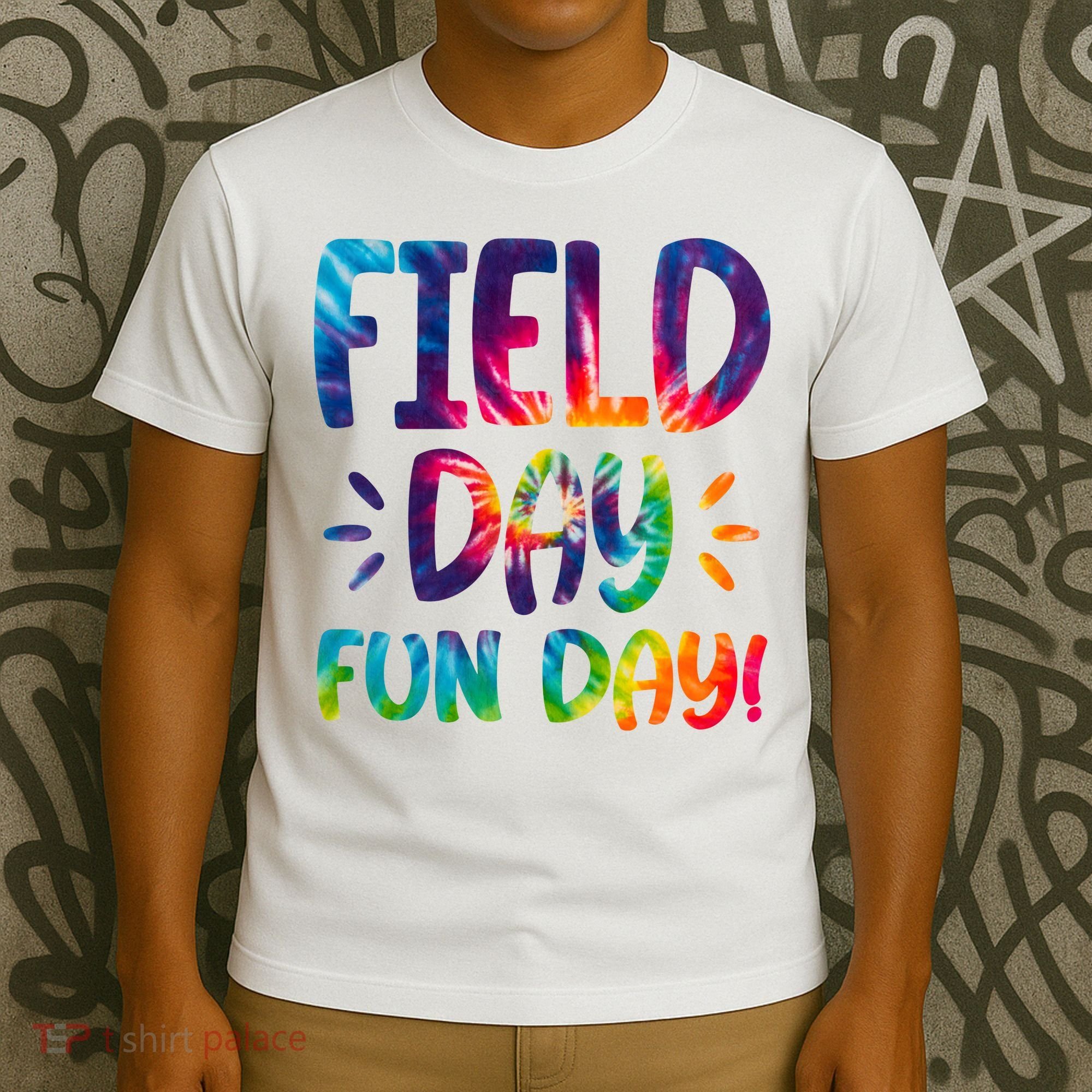 Field Day Fun Day Colorful Tie Dye T-Shirt
