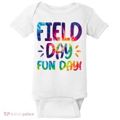 Field Day Fun Day Colorful Tie Dye Baby Bodysuit