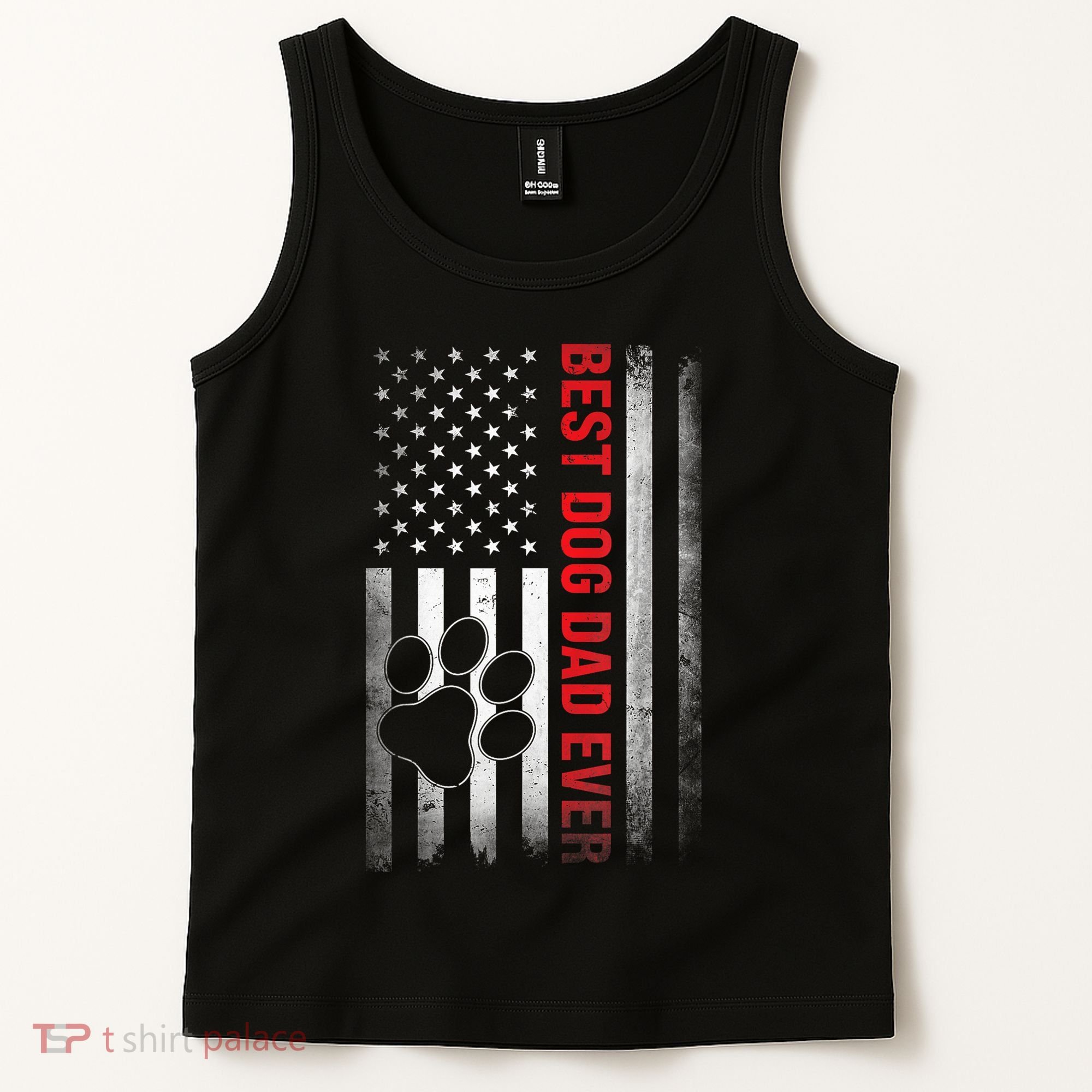 Funny Dad Fathers Day Dog Dad Best Fathers Day Gift Tank Top