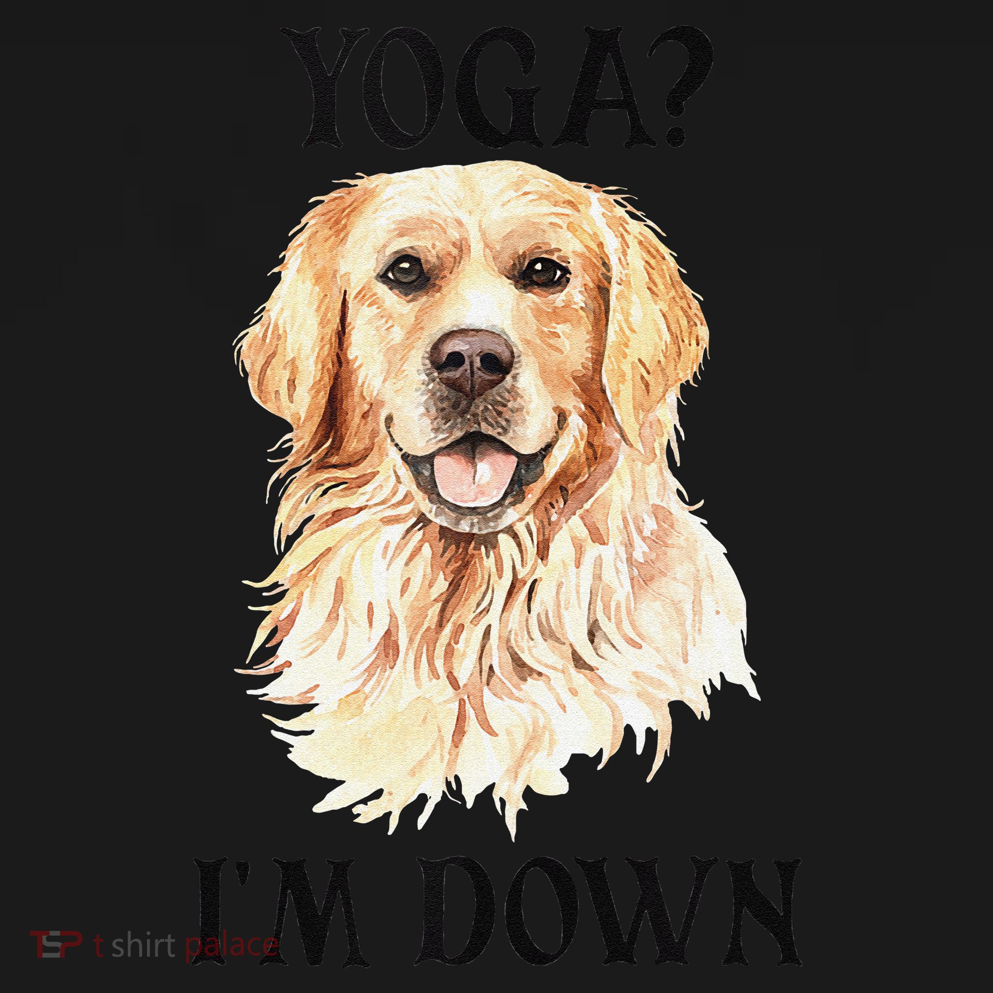 Funny Downward Facing Dog Yoga Gift With A Golden Retriever Women's Hoodie