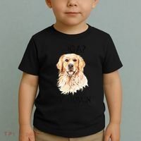 Funny Downward Facing Dog Yoga Gift With A Golden Retriever Toddler T-Shirt thumb 2