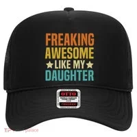 Fathers Day Freaking Awesome Like My Daughter Funny Dad Cool Gift Hat thumb 0