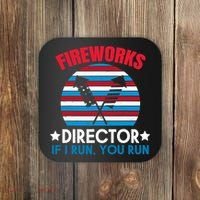 Fireworks Director Funny Bang 4th Of July Coaster thumb 0