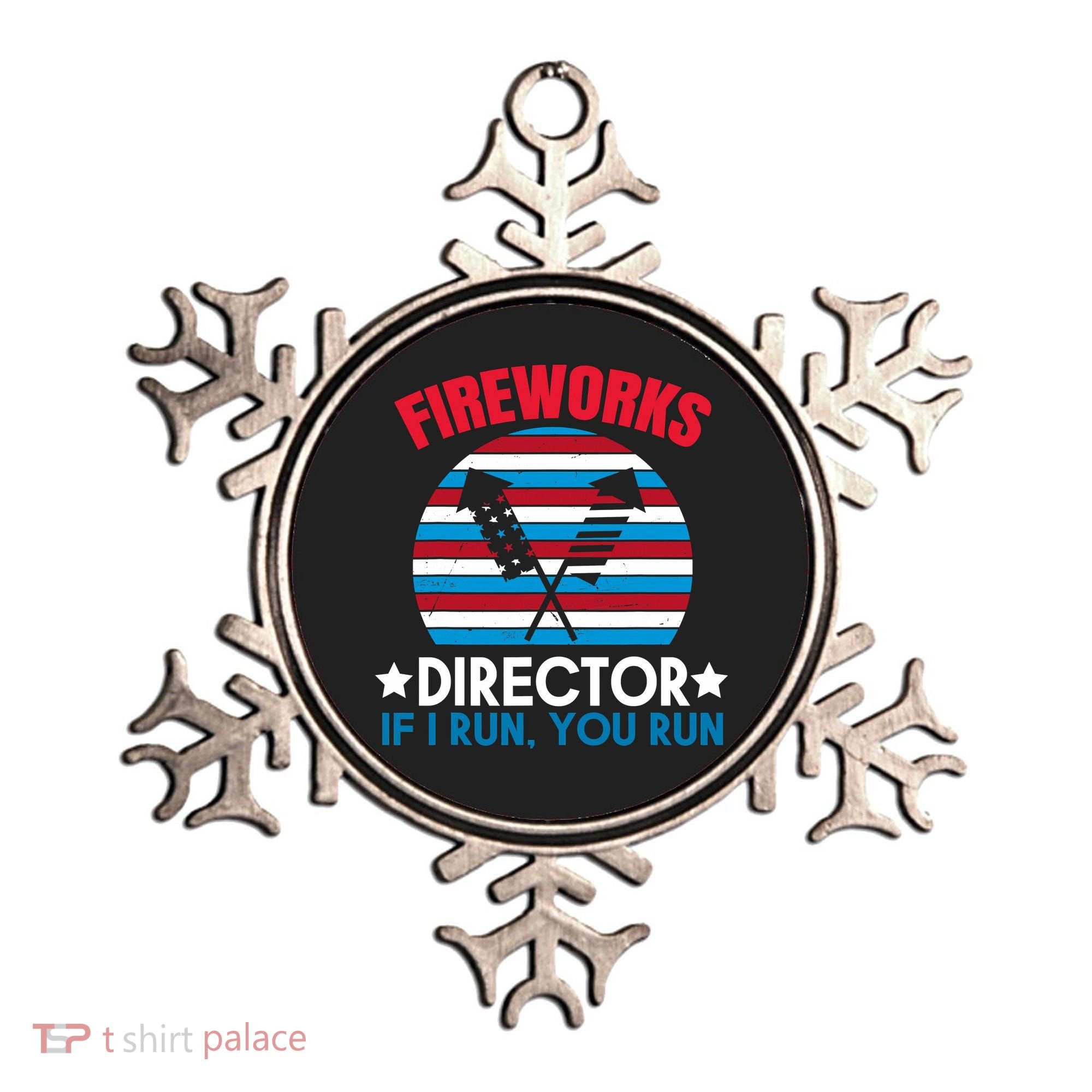 Fireworks Director Funny Bang 4th Of July Ornament