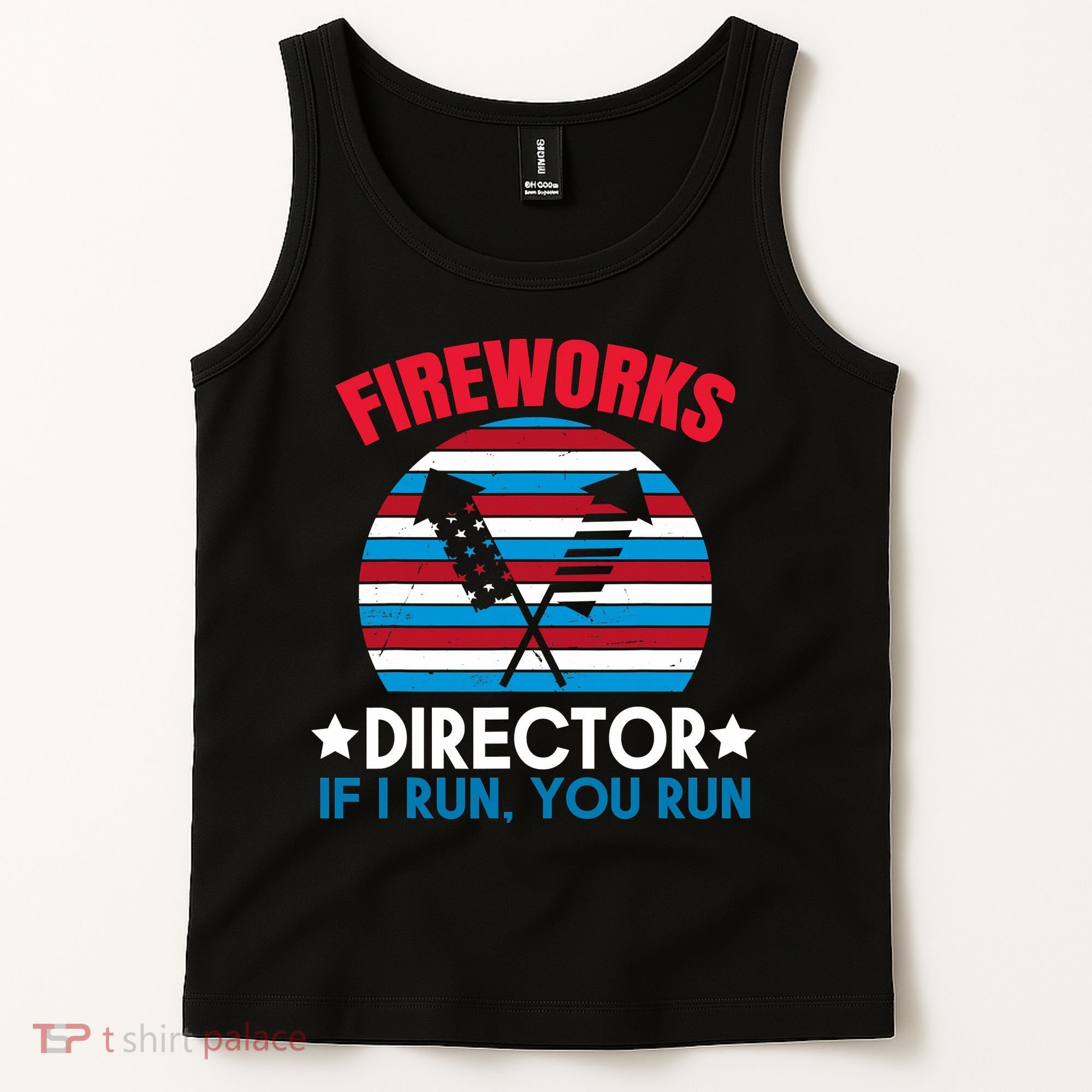 Fireworks Director Funny Bang 4th Of July Tank Top