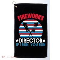 Fireworks Director Funny Bang 4th Of July Golf Towel thumb 0