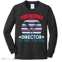 Fireworks Director Funny Bang 4th Of July Kids Long Sleeve Shirt thumb 0