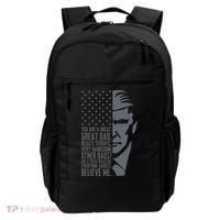 Fathers Day Funny Dad Shirts Great Dad Donald Trump Father's Day Gift Tee Backpack thumb 0