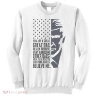 Fathers Day Funny Dad Shirts Great Dad Donald Trump Father's Day Gift Tee Sweatshirt thumb 0