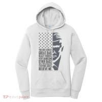 Fathers Day Funny Dad Shirts Great Dad Donald Trump Father's Day Gift Tee Women's Hoodie thumb 0