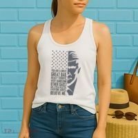 Fathers Day Funny Dad Shirts Great Dad Donald Trump Father's Day Gift Tee Women's Tank Top thumb 2